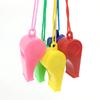 Mini Plastic Whistle Multifunction with Rope Kids Football Soccer Rugby Cheerleading Whistle Children Toys Birthday Party Gifts
