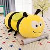 Bee Plush Pillow Toy Long Stuffed Animal Sleep Companion Soft Hugging Girls Kids Gift Cute Cartoon Honeybee Large Cuddle Doll