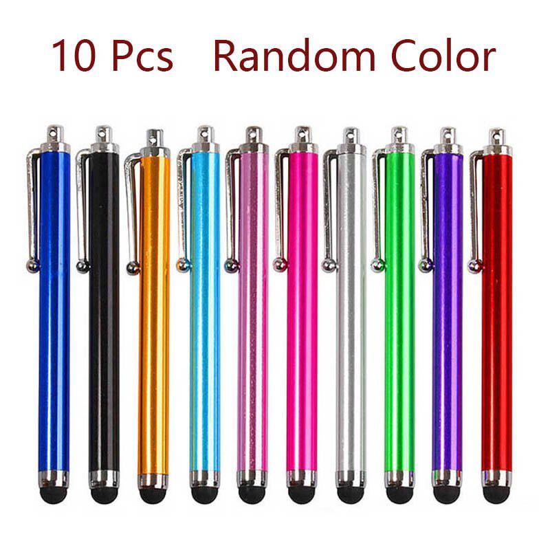 

Compact And Lightweight 10x Metal Universal Stylus Pen For Smooth Touch Screen Navigation 10pcs(Random Color）