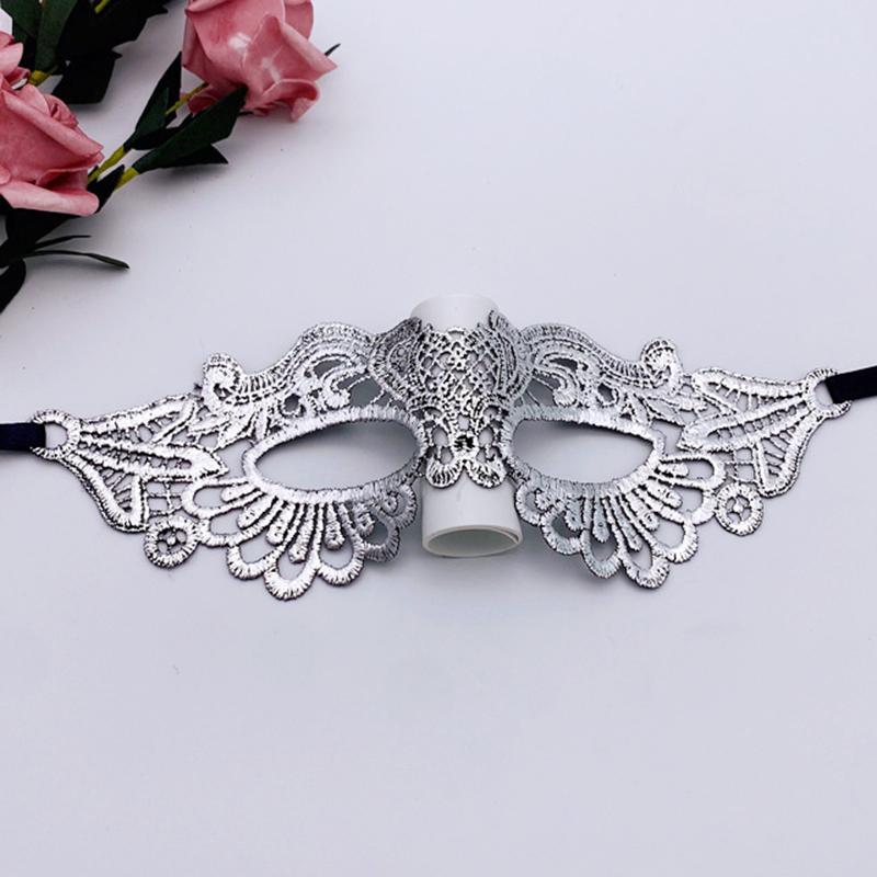 Fashion Princess Masquerade Lace Half Face Mask Jewelry Adult Eye Mask Female Party Prom Props Performance