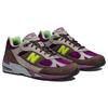 Stray Rats X New Balance  991 Made In England Purple Green Women Sneakers Grey W991SRG
