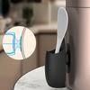 1pc Practical Multifunctional Rice Cooker Accessory Lunch Spoon Holder Kitchen Rack Storage Hooks Lunch Spoon Storage Hook Clip