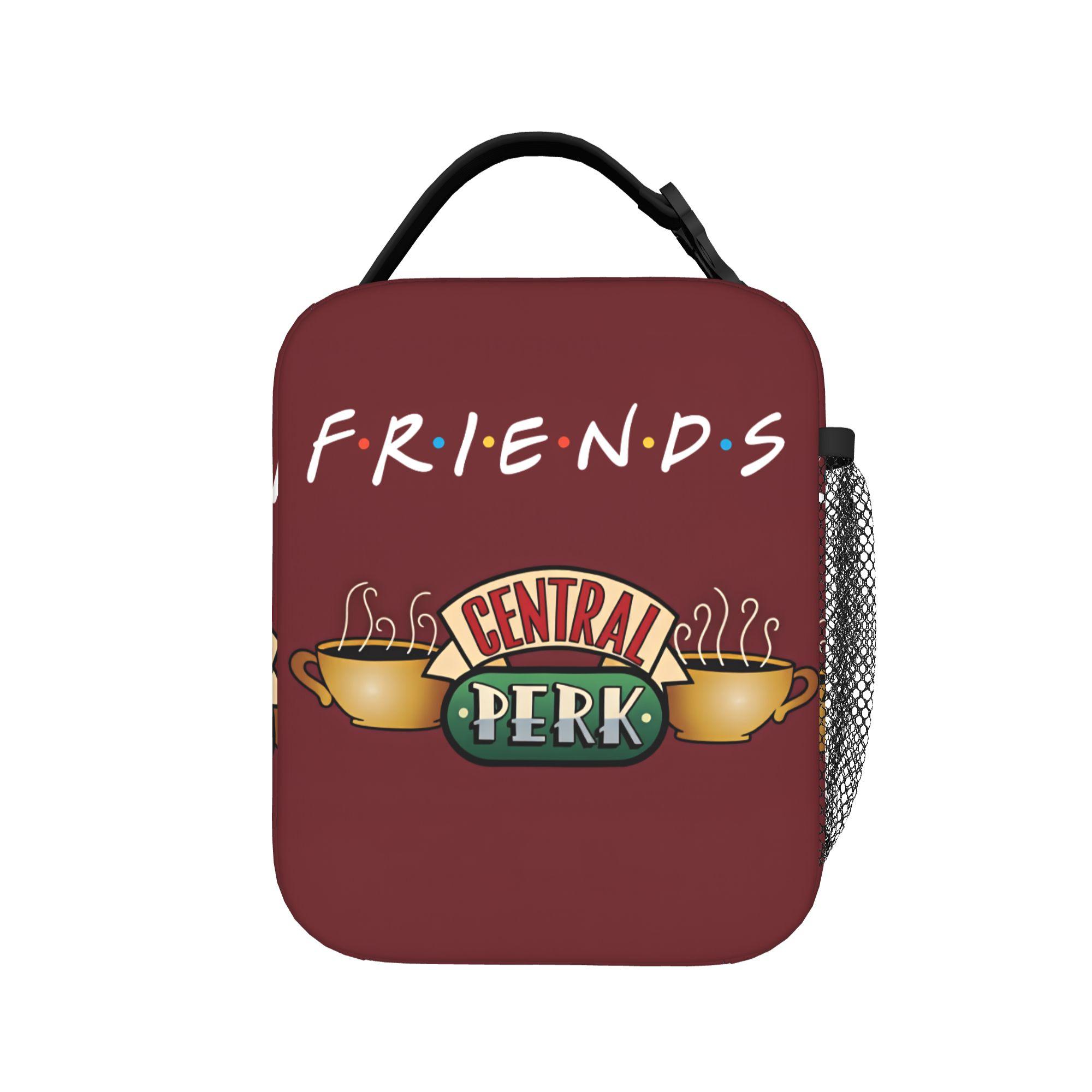 Classic TV Show Central Perk Friends Lunch Bag  Convenient Lunch Box Men Outdoor Picnic Custom Cooler Bag Thermal Tote Handbags One Size