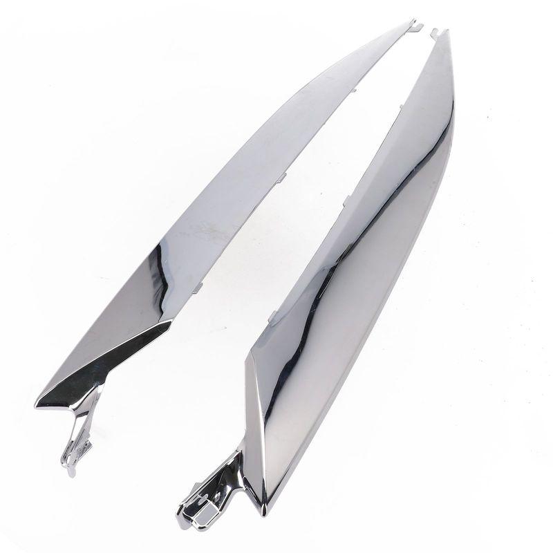 2pcs Car Headlight Trim Modings Console Cup Holder Front Headlight Trim Strips 71163-T7A-J01 71168-T7A-J51 ABS For HRV -