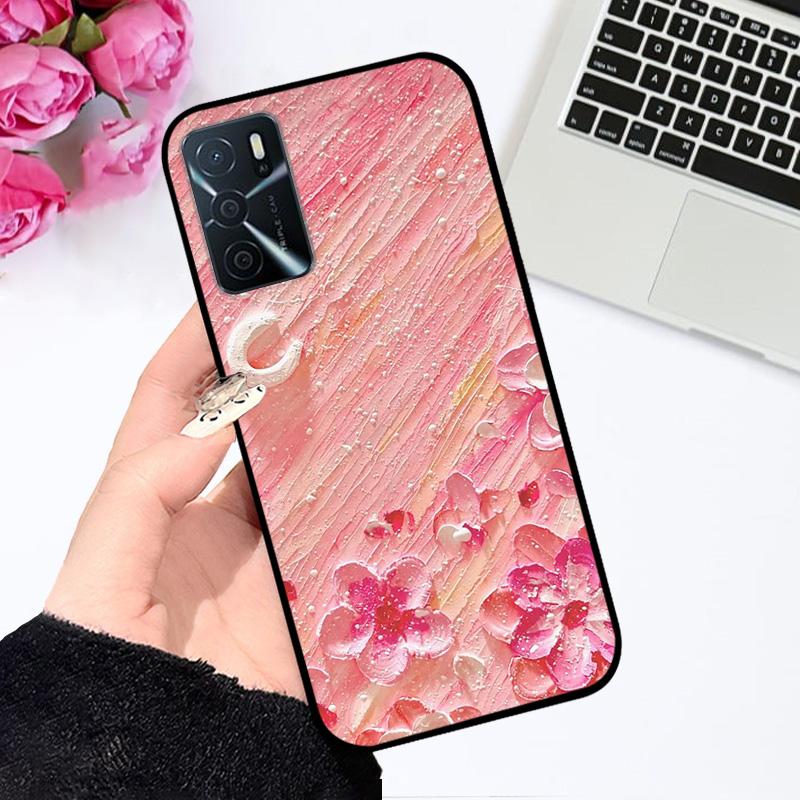 For Oppo A16 A16s 4G Case CPH2269 CPH2271 Fashion Cartoon Shockproof Soft Silicone Phone Cover For OPPO A16s A 16 Coque Bumper