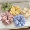 1/5pcs Pastel Fluffy Scrunchie Soft Ruffled Design Perfect Daily Casual Hairstyling Hair Accessory Casual Styling Comfortable