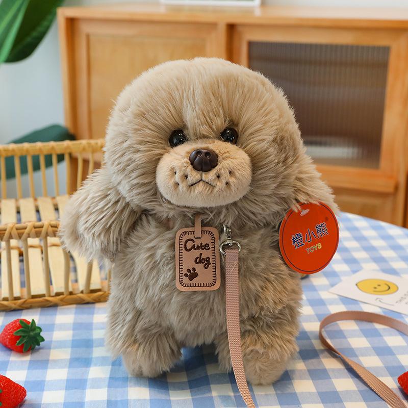 Lanyard Poodle Plush Toy Plush Toy Puppy Dog Doll Children'S Birthday Gift