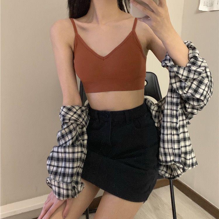 Beautiful Cross-Border Wireless Bra with Stylish Back Straps - Perfect for Students and Trendsetters