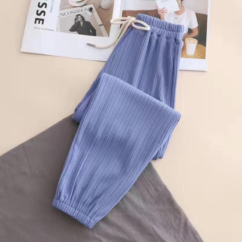 Girls' Mosquito Repellent Pants Thin Summer Clothes for Children Ice Silk Pants for Girls Long Pants for Summer