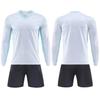 Long-sleeved football suit autumn and winter children's quick-drying sports suit student training suit printed football suit wholesale