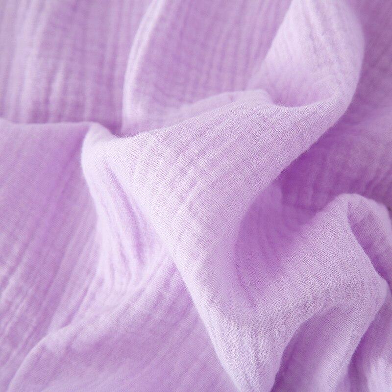 Nové jarní a podzimní dámské pyžamo kalhoty s dlouhým rukávem dvoudílná souprava 100% bavlna krepová souprava pyžama s výstřihem do V domácí oblečení oblečení na spaní