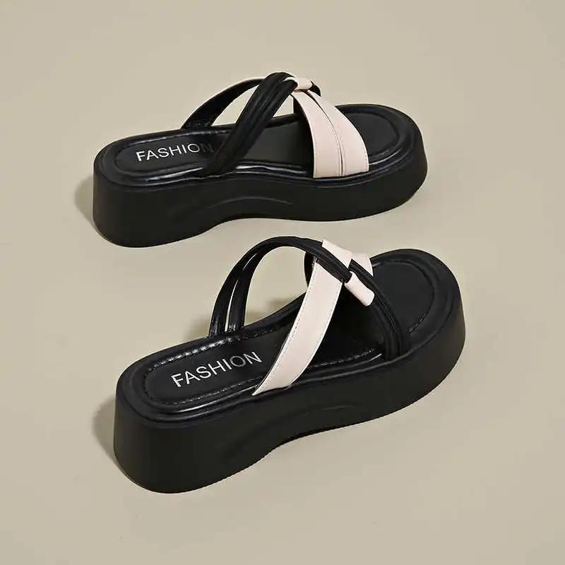 Fashion Round Nose Sumer Womans Sandal Brand Gym Shoes Black Flip Flops Sneakers Sports 2025g Stylish In Offers Luxury Zapatiilas