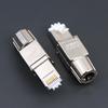 1Pc Cat7 Cat6A Cat8 Rj45 Connector Tool-Free Zinc Alloy Shielded Ethernet Termination Plugs