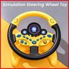 Multifunktionales Fahrsimulator-Lenkrad für Kinder mit interaktiven Funktionen und hellen Lichtern
