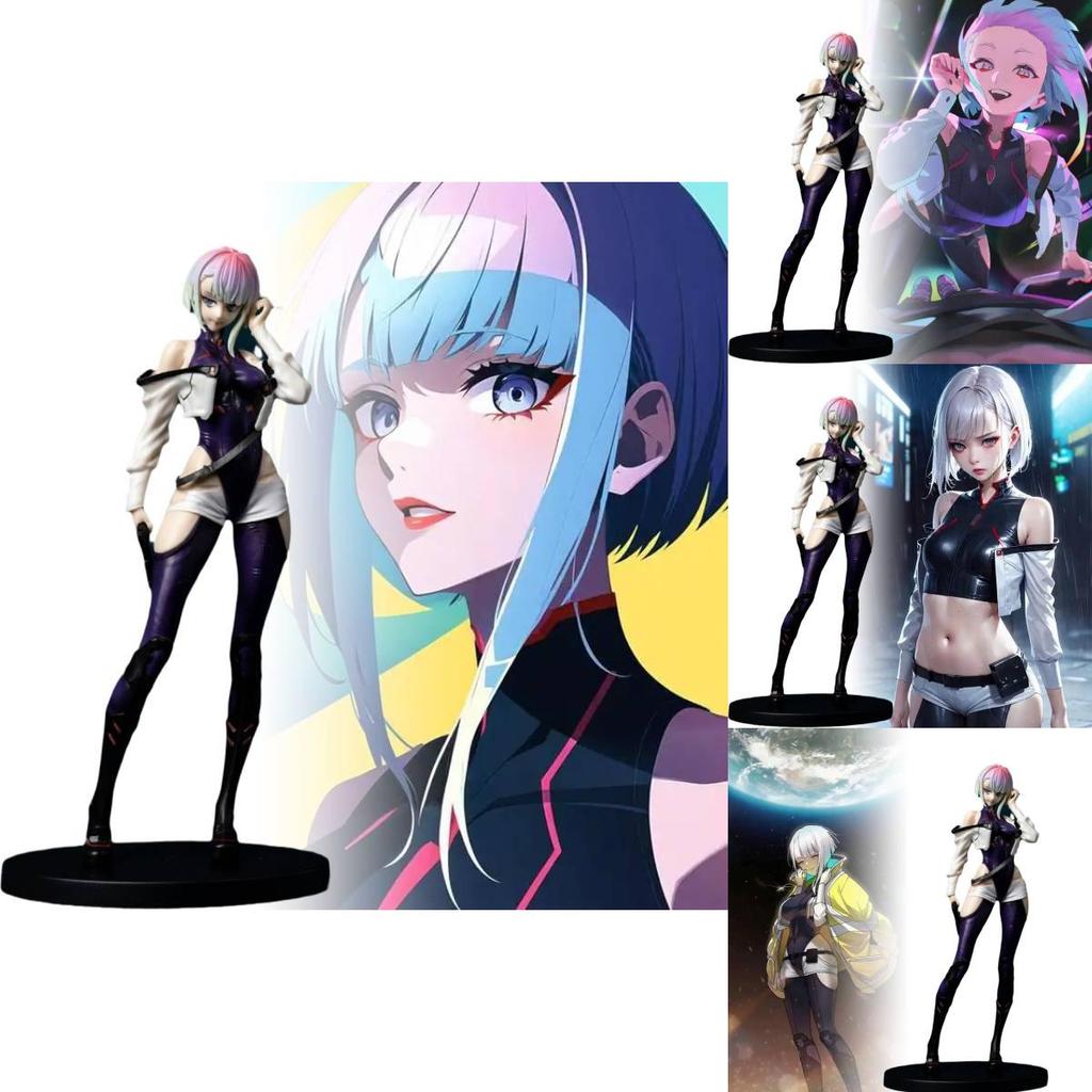 Exquisite Cyberpunk 2077 Lucy Actionfigur Schön Gefertigt PVC Anime Modell