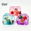 Soft Squeezable Maltose Cube Christmas Stress Relief Toy with Internal Dolls, Transparent Stocking Stuffers for Kids Sensory Fidget Toy, Portable