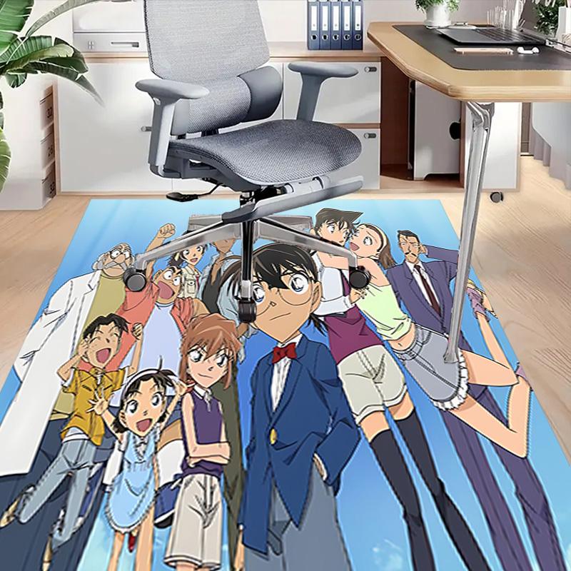 1pc Detective Conan Mystery Carpet for Playroom Bedroom Living Room Sofa Home Decor,kids Game Area Rug Non-slip Floor Mat Y72316