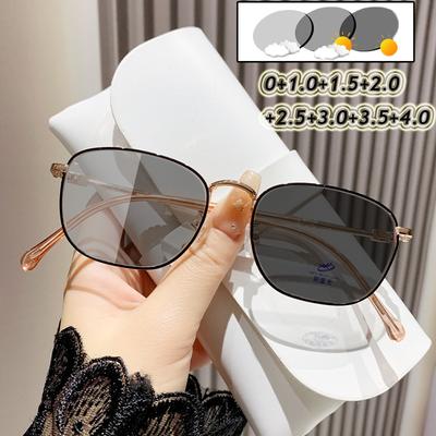 Nouvelle Tendance Lunettes de Lecture Photochromiques Haute Définition Lunettes pour Presbytie Monture Hommes Femmes Vintage Rétro Lunettes sur Ordonnance