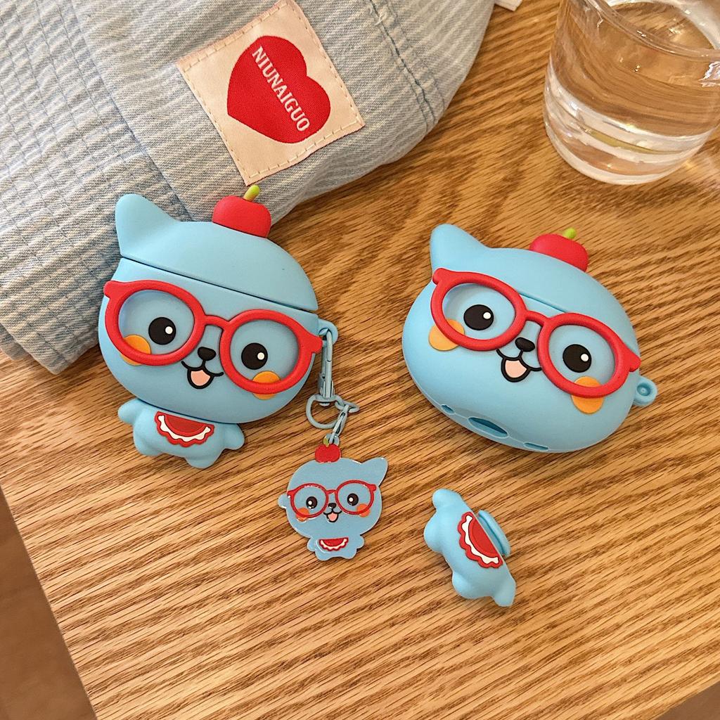 Roztomilé brýle queer AirPods pro1 apple bluetooth headset pouzdro 1. generace kreslené ochranné pouzdro pro pro1