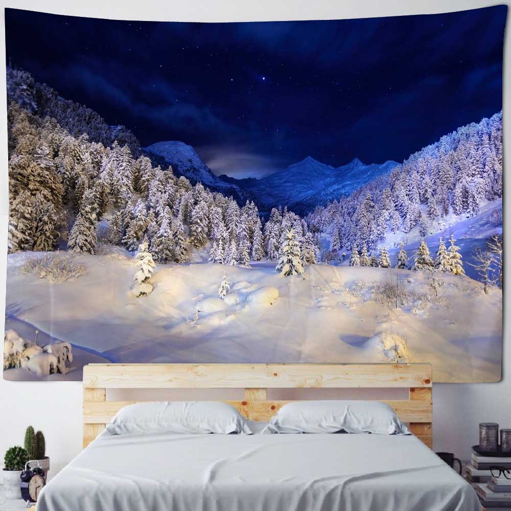 Christmas Tapestry, Holiday Decoration, Christmas Tree, Santa Claus, Home Art Decoration, Room Decoration, Hanging On The Wall