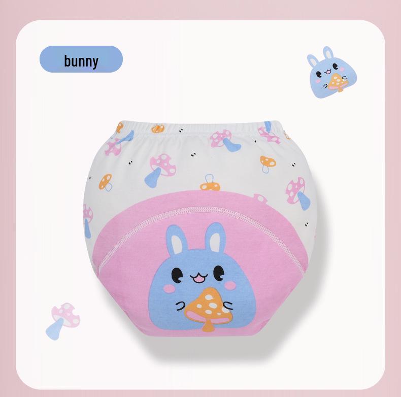 Klasse A Baumwolle Atmungsaktiv Waschbar Baby Trainingshosen für Mädchen: Sommer Mullwindel Unterwäsche