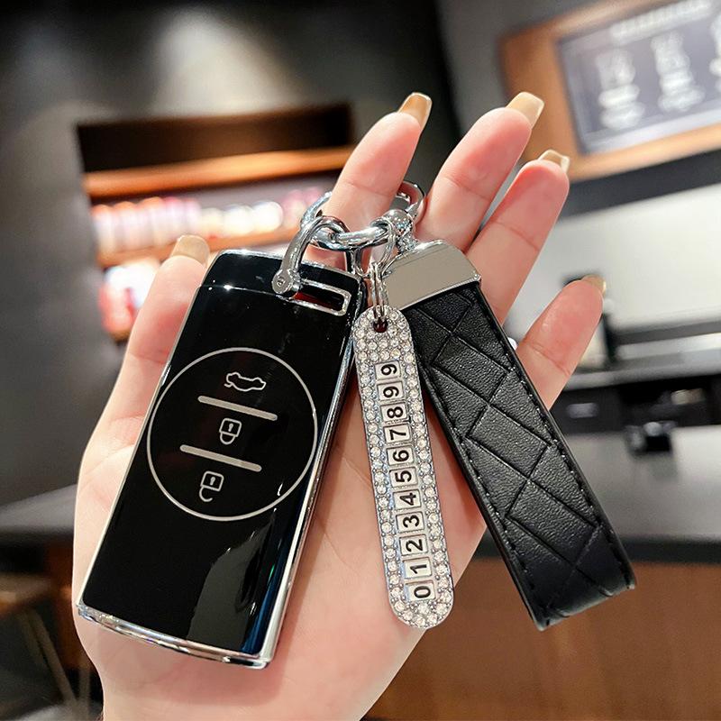Passend für Chery Xingtu Lingyun Schlüsselhülle Tiggo 5x/3x Lunar TX Wind Chaser ETi Tiger 7 Sieben-Auto-Schlüsselhülle