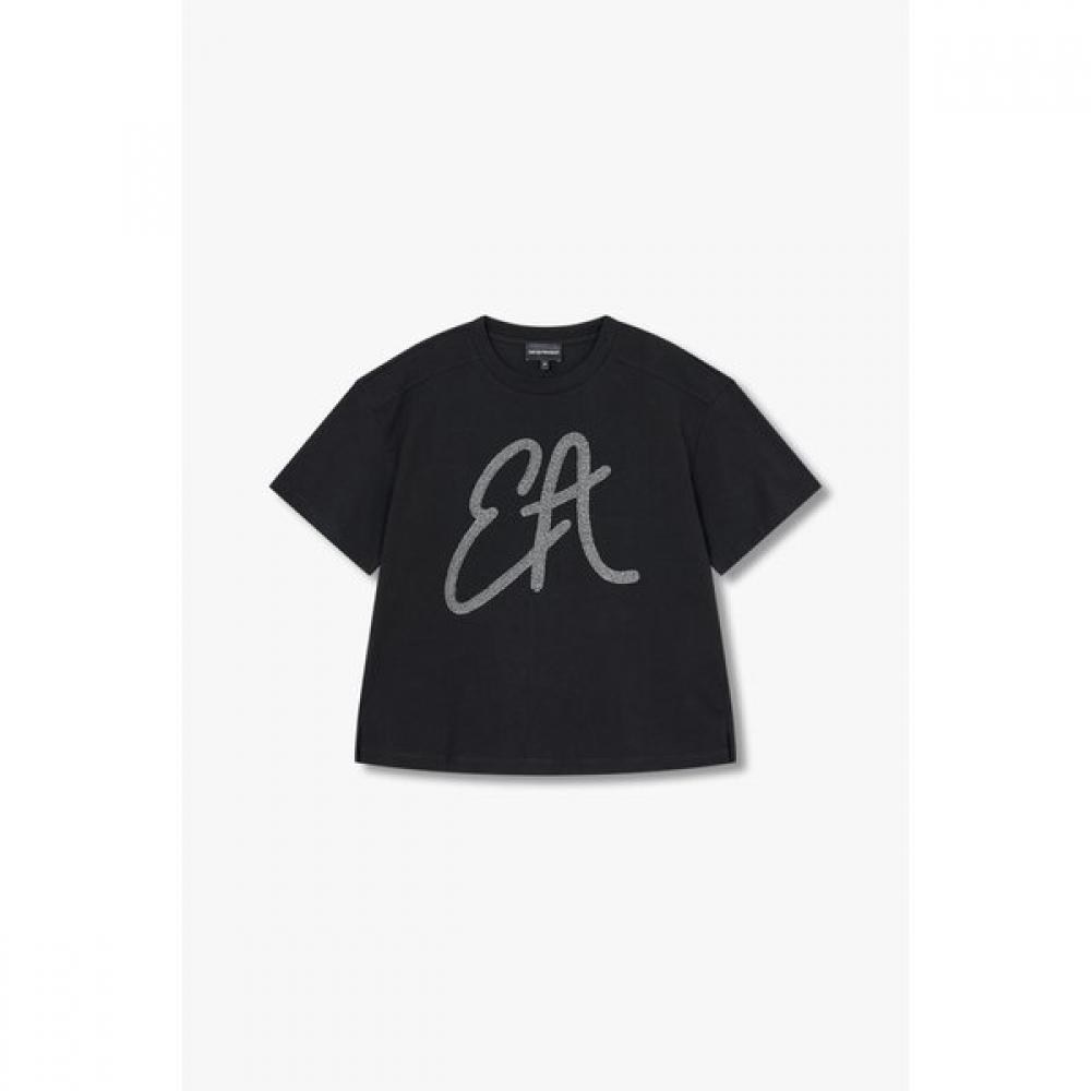 Emporio Armani 25 S S Women Logo PoinT ShorT Sleeve T ShirT A525126514 XS