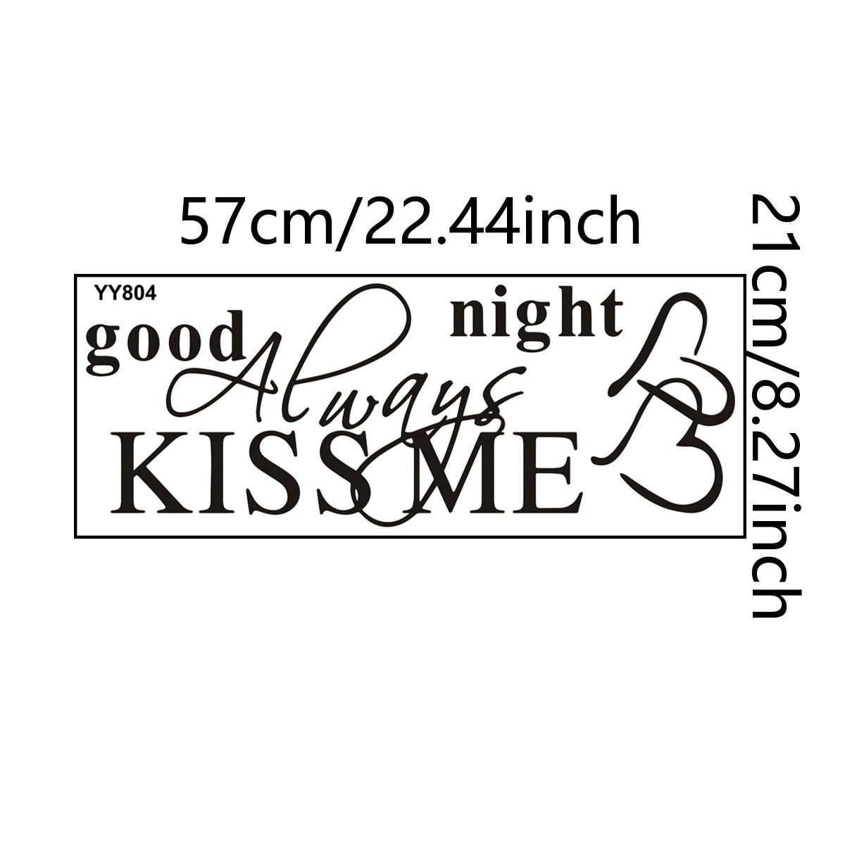 

Yy804 Personality And Creativity English Alphabet Love Wall Sticker Living Room Background Decoration Wall Sticker, Large Quantity Can Be Negotiated
