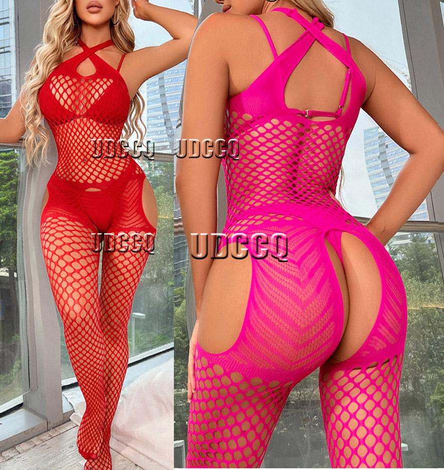hot women sexy lingerie costumes sexy underwear Tight see-through dress Body stocking plus size lingerie dress