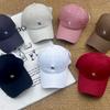 Spring And Summer% Embroidered Retro Baseball Cap Versatile Simple Washed Cotton Cap Shows Small Face