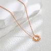 Simple Rhombus Geometric Necklace, Vacuum Electroplated Titanium Steel Necklace, Versatile And Non-Fading Gift.