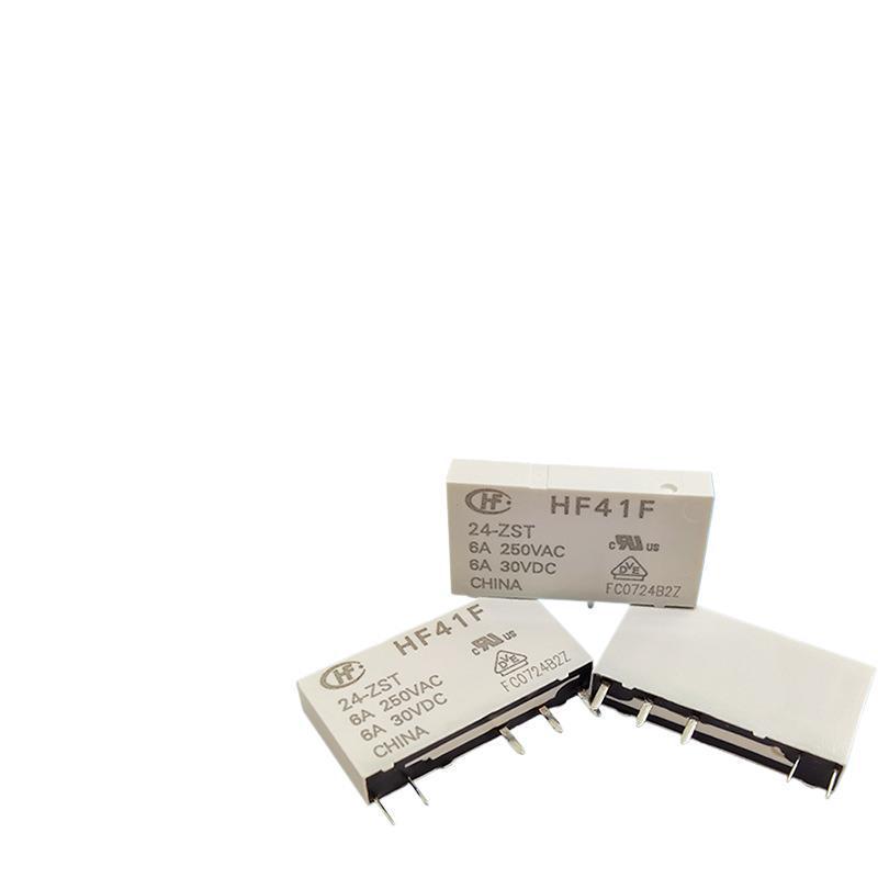 HF41F Series Power Relay: 5V, 12V, 24V, Normally Open, 4 Pins, 6A