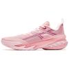 Cushioning Slip Resistant Anti Rollover Low Top Basketball Shoes Men's Pink 912541602Q-4