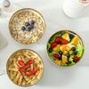 Factory Custom  Luxury Ceramic White Ceramic Bowl Salad Bowl  Round Rice Bowl