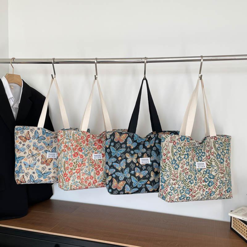 Yogodlns Stilvolle Lässige Tragetasche für Damen Böhmischer Ethnischer Stil Umhängetasche für den Täglichen Weg zur Arbeit Shopper Handtasche für Büroangestellte