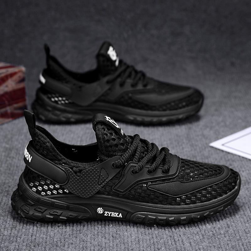 

2025 new wading quick-drying creek shoes men s summer hollow mesh sports trendy shoes men s large mesh shoes breathable 39