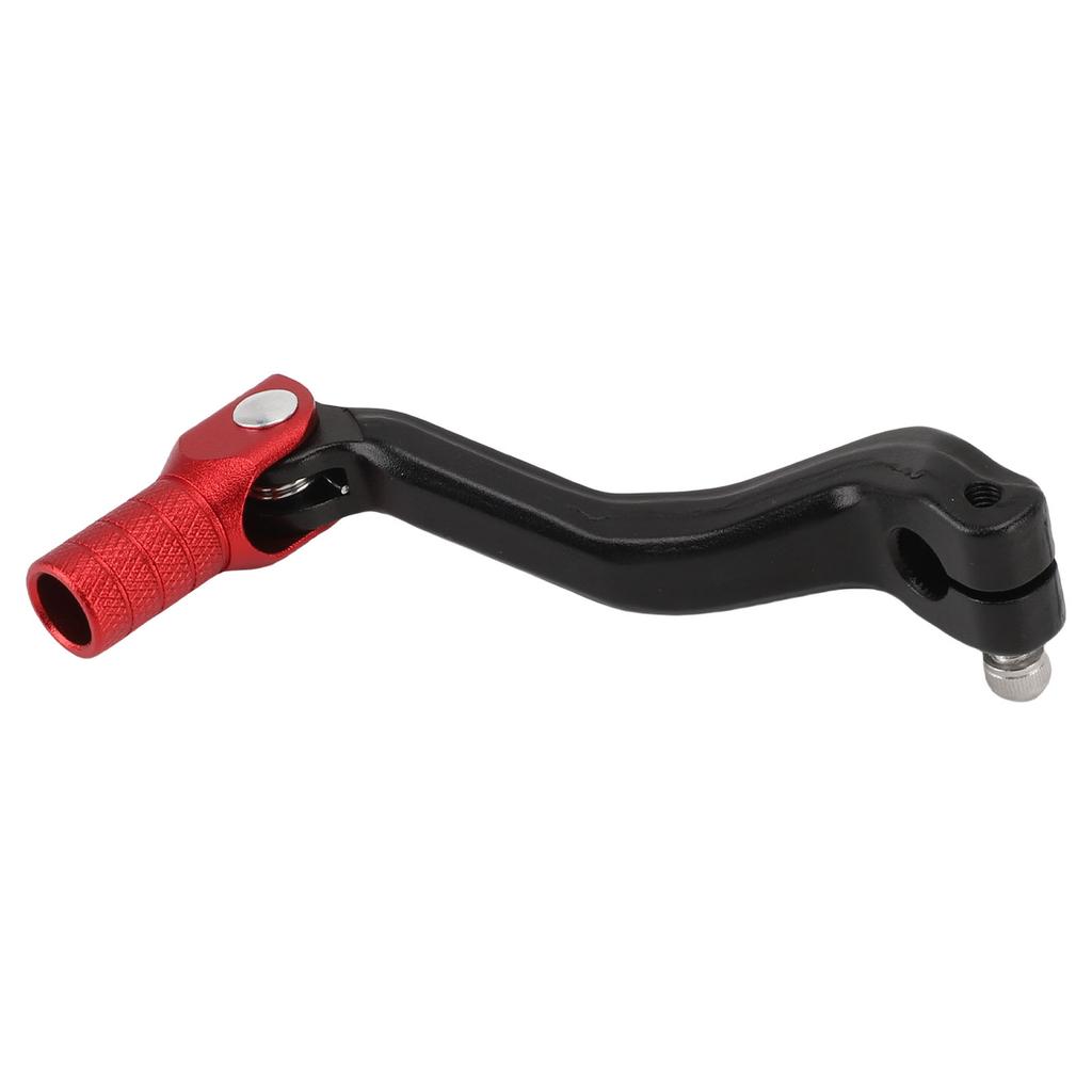 Motorcycle Gear Shifter Lever High Strength Metal Anti Collision Gear Shift Lever Pedal for Most Dirt Bikes Red