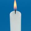 Smokeless Deodorizing White Candles for Power Outages and Buddha Offerings