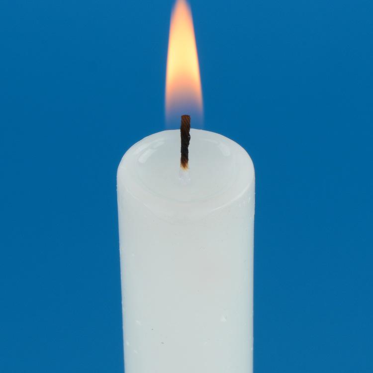 Smokeless Deodorizing White Candles for Power Outages and Buddha Offerings