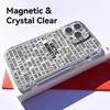 Rock Arctic M-Monkeys Phone Case For iPhone 17 16 15 14 13 12 Pro Max Plus With Magnetic Crystal Clear Case Wireless Charge