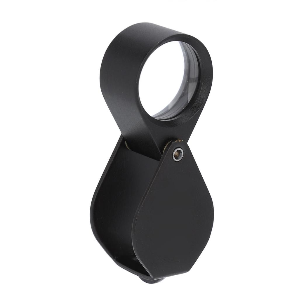 Mini Folding Magnifying Glass 10X 18mm Aluminum Alloy Shell Portable Magnifying Glass for Tattoo Outdoor Observation