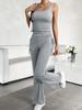 Diyun Women's 2024 Spring/Summer Casual Slim-fit Tank Top & Long Pants Set - European & American Style