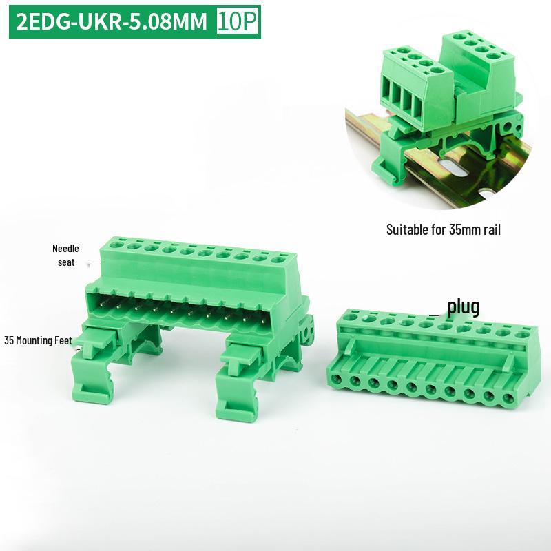 2EDG-UKR-5.08MM Plug-in Rail Guide Terminal Block Connector