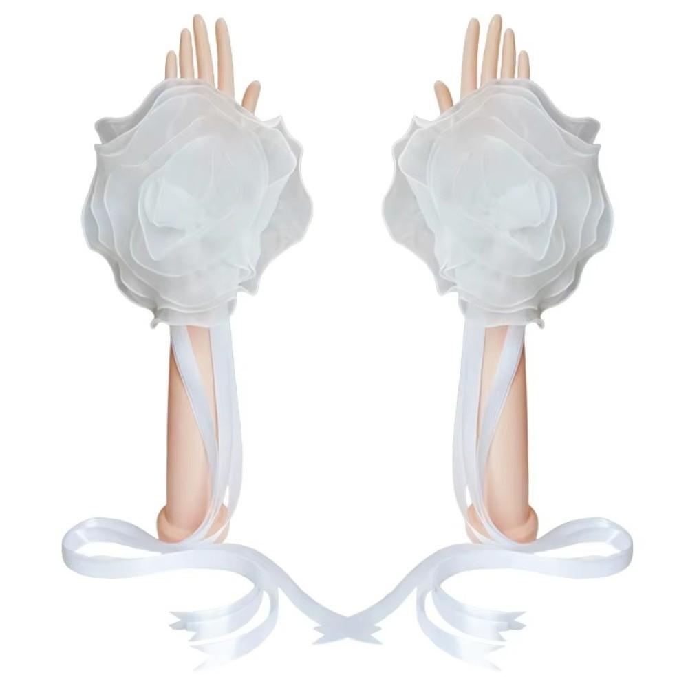 Wrist Strap Modern Dance Hand Sleeve Stereo Flower Latin Dance Accessories  Samba Dance