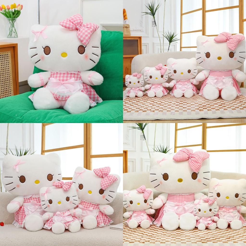 Apron Maid Pink Cat Plush Toy Feminine Style Girls Gift Birthday