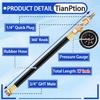 Upgraded RV Water Blow Out Winterizing Kit Sprinkler Winterization Hose With Oil Filled Pressure Gauge Compressor Winterize Adapter Plug, For Camper,
