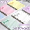 A5/B5 Spiral Notebook - 120 Pages, Thick, Professional Design, Ideal for Office or Student Use with Horizontal Lines.