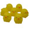 Chubby Yellow Chicken: Cute Fluffy Stress Relief Rubber Toy