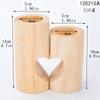 Tea Light Candle Holders for Table Centerpiece, Decorative Wood Tealight Candle Holder Set, Unity Heart Candle Holder for Home