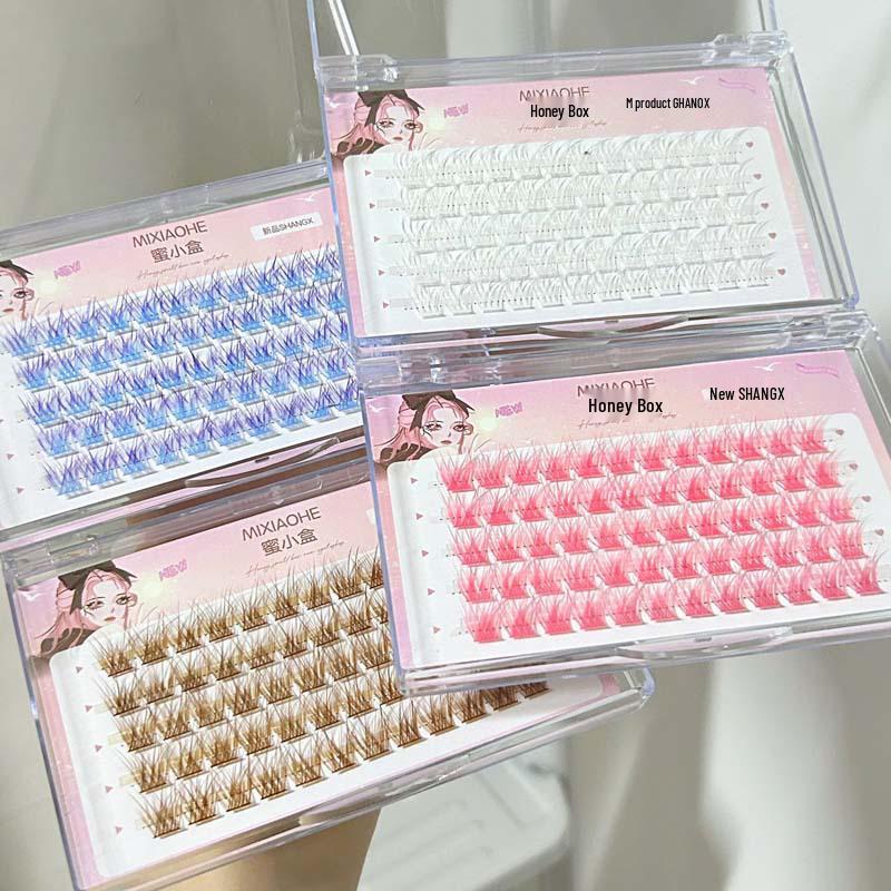 

Colorful Comic Style Three-Step False Eyelashes